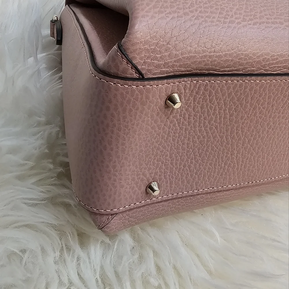 GUCCI  DOLLAR CALFSKIN INTERLOCKING G  TOTE_BEIGE_MEDIUM_ - Picture 12 of 17